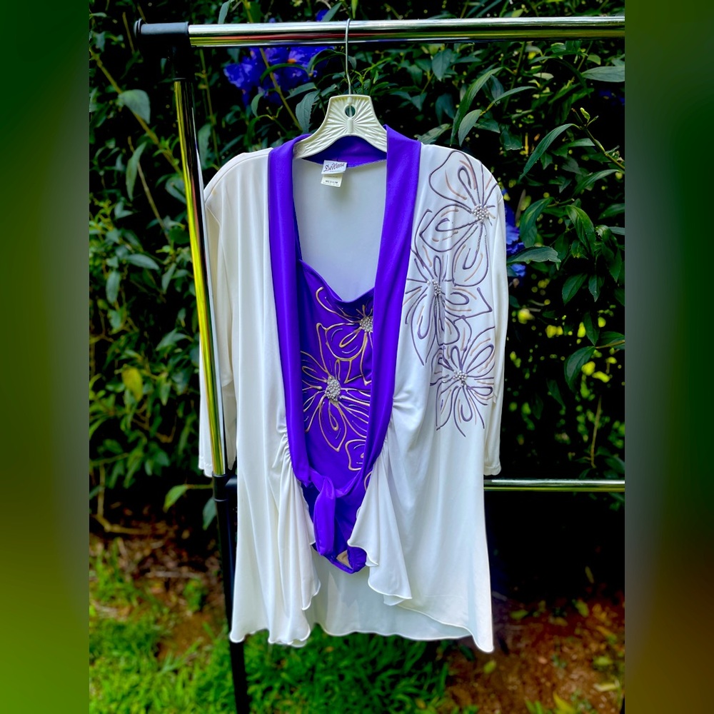 Retro, Unique Swimsuit and coordinating coverup.